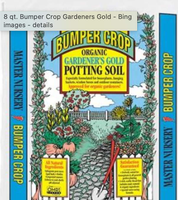 8 qt. Bumper Crop Gardeners Gold Rhoads Garden Center