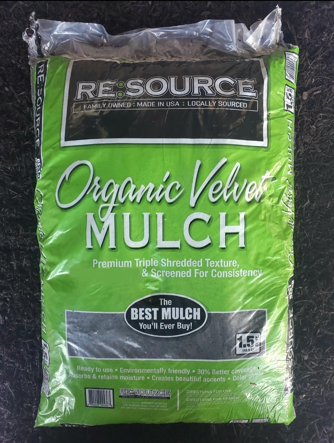 Organic Velvet Hardwood Mulch-1.5 cu ft bag